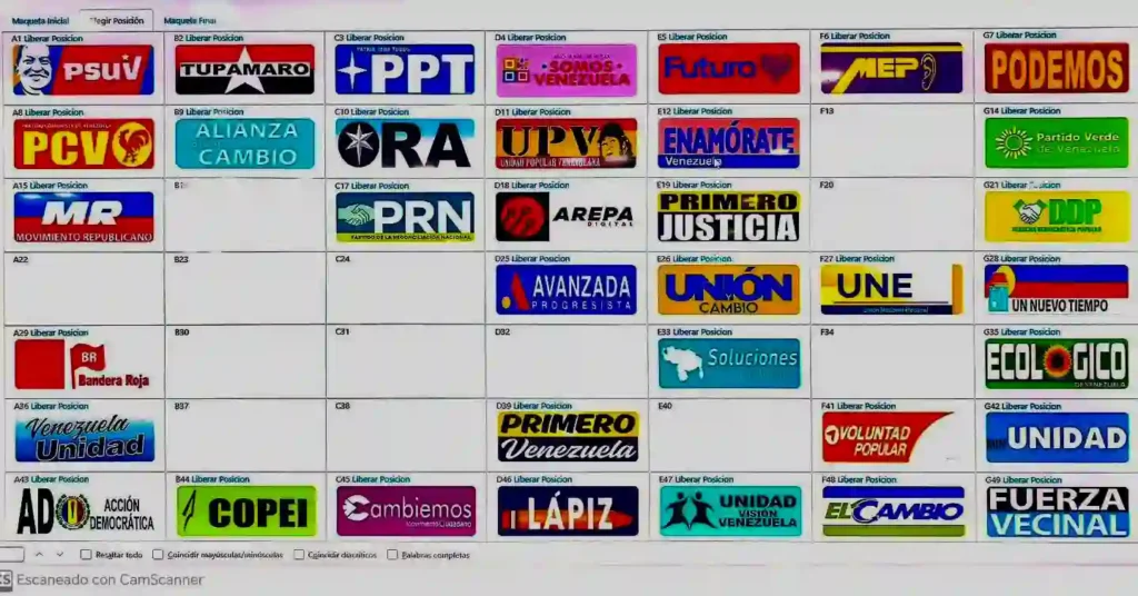 Boleta electoral 27 de julio