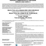 Inter Aviso de Prensa Papeles Comerciales Emisión-2022 Serie-III Miniatura