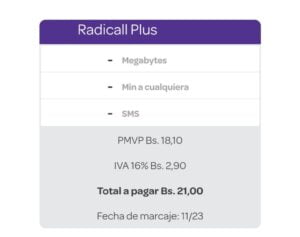 Radicall Plus noviembre 2023