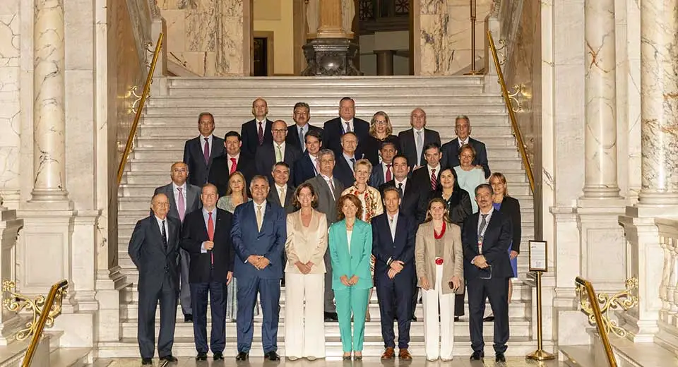Delegación de FELABAN, AEB y Banco de España